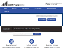 Tablet Screenshot of mountainghost.net